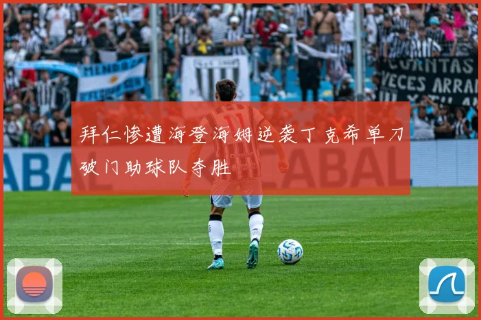 拜仁惨遭海登海姆逆袭丁克希单刀破门助球队夺胜